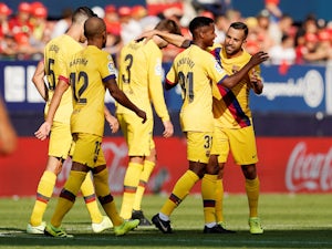 Osasuna hold Barcelona to a score draw in Pamplona