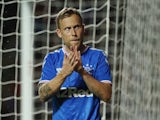 Scott Arfield in action for Rangers on August 29, 2019