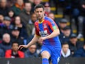 Scott Dann in action for Crystal Palace in April 2019