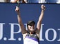Elina Svitolina of Ukraine celebrates her win over Johanna Konta of Great Britain in a quarterfinal match on day nine of the 2019 US Open tennis tournament at USTA Billie Jean King National Tennis Center on September 3, 2019