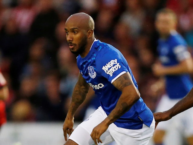 Fabian Delph pictured for Everton in August 2018