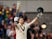 Australia's Steve Smith celebrates reaching 200 runs on September 5, 2019