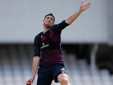 Craig Overton during an England nets session on September 10, 2019