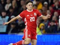 Daniel James in action for Wales on September 9, 2019