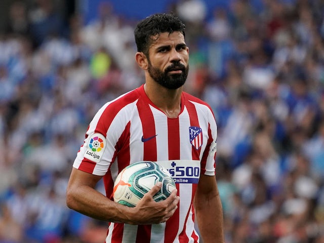 Diego Costa in action for Atletico Madrid on September 14, 2019