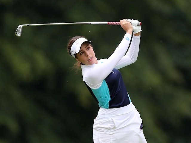 Georgia Hall makes history to lead Saudi Ladies International after first round