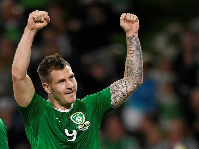 Luton striker James Collins staying grounded after maiden Ireland goal