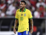 Neymar in action for Brazil on September 10, 2019