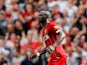 Sadio Mane celebrates scoring during the Premier League game between Liverpool and Newcastle United on September 14, 2019