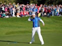 Suzann Pettersen reacts at the Solheim Cup on September 15, 2019