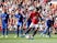 Manchester United's Marcus Rashford scores from the penalty spot against Leicester City on September 14, 2019
