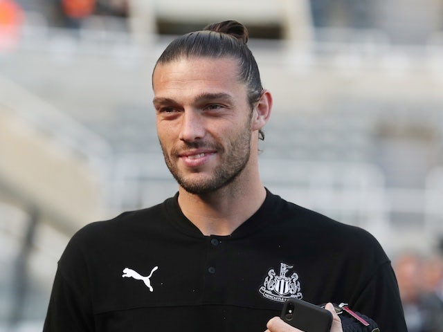Andy Carroll pictured in Newcastle gear on September 21, 2019
