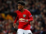 Angel Gomes in action for Manchester United on September 19, 2019