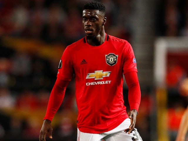 Axel Tuanzebe in action for Manchester United on September 19, 2019