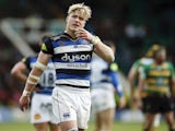 David Denton pictured for Bath Rugby in April 2016