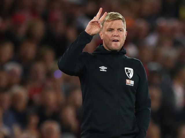 Boournemouth manager Eddie Howe pictured on September 20, 2019