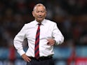 England head coach Eddie Jones reacts before the match against Tonga on September 22, 2019