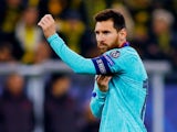 Lionel Messi in action for Barcelona on September 17, 2019