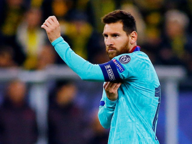 Lionel Messi in action for Barcelona on September 17, 2019