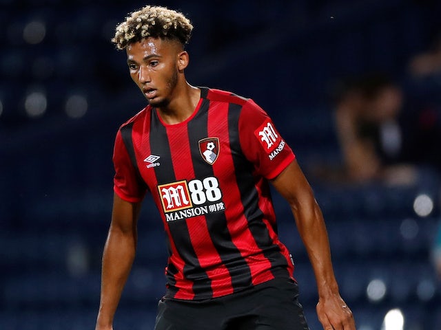 Lloyd Kelly in action for Bournemouth in pre-season on July 31, 2019