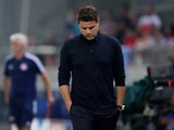Tottenham Hotspur manager Mauricio Pochettino during the match against Olympiacos on September 18, 2019