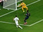 Paris Saint-Germain's Angel Di Maria scores against Real Madrid in the Champions League on September 18, 2019