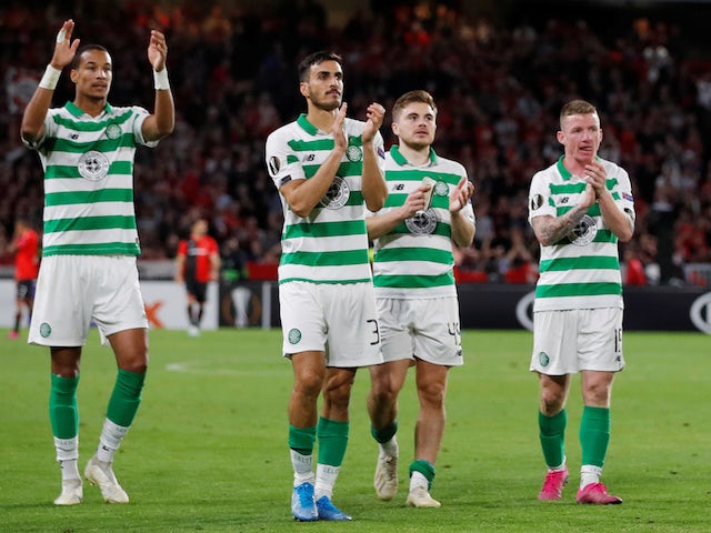 Ten-man Celtic earn point at Rennes
