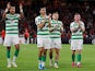 Celtic players applaud on September 19, 2019