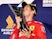 Ferrari's Sebastian Vettel kisses the trophy as he celebrates after winning the race in Singapore on September 22, 2019