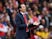 Arsenal manager Unai Emery gestures during the match against Aston Villa on September 22, 2019