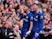 Jorginho celebrates scoring for Chelsea against Brighton & Hove Albion in the Premier League on September 28, 2019.