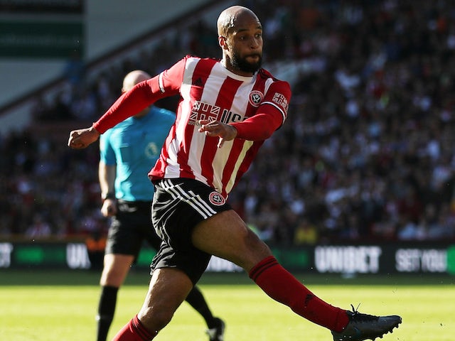David McGoldrick in action for Sheffield United on 14th September 2019