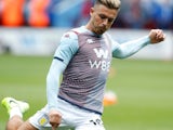 Jack Grealish warms up for Aston Villa on September 28, 2019