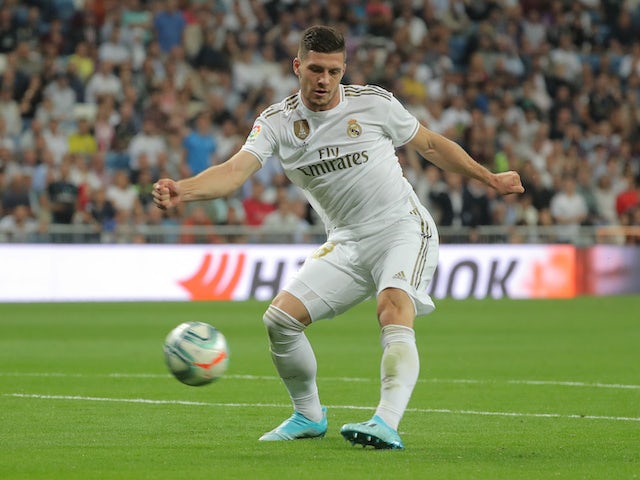 Luka Jovic in action for Real Madrid on September 25, 2019