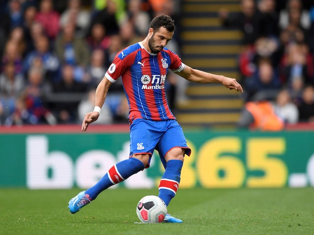 Luka Milivojevic scores from the spot for Crystal Palace on September 28, 2019