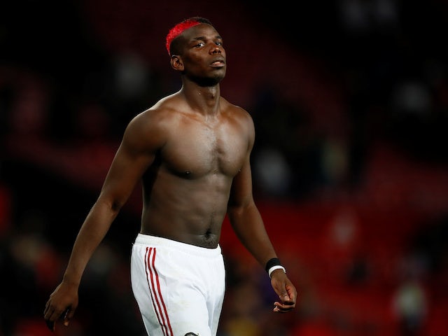 Paul Pogba in action for Manchester United on September 25, 2019