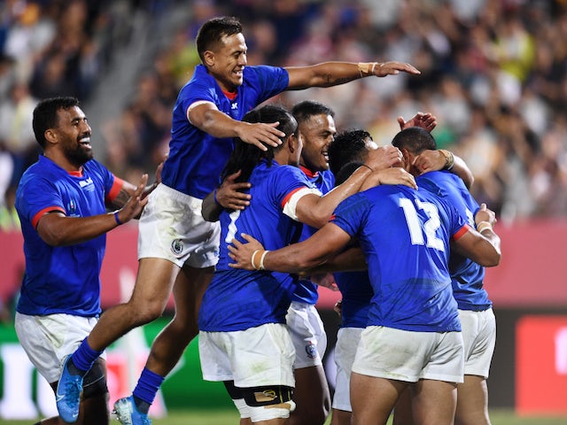 Rugby World Cup day five: Samoa begin with controversial win over Russia