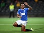 Alfredo Morelos in action for Rangers on October 3, 2019