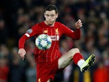 Andrew Robertson in action for Liverpool on October 2, 2019