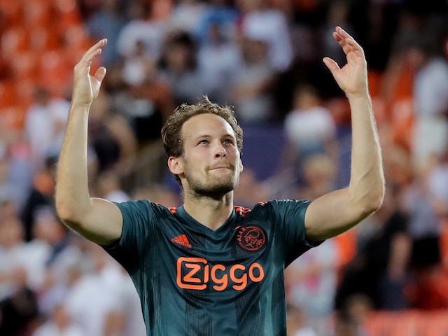Daley Blind in action for Ajax on October 2, 2019