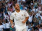 Eden Hazard celebrates scoring for Real Madrid on October 5, 2019