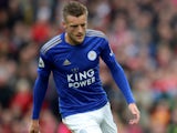 Jamie Vardy in action for Leicester City on October 5, 2019