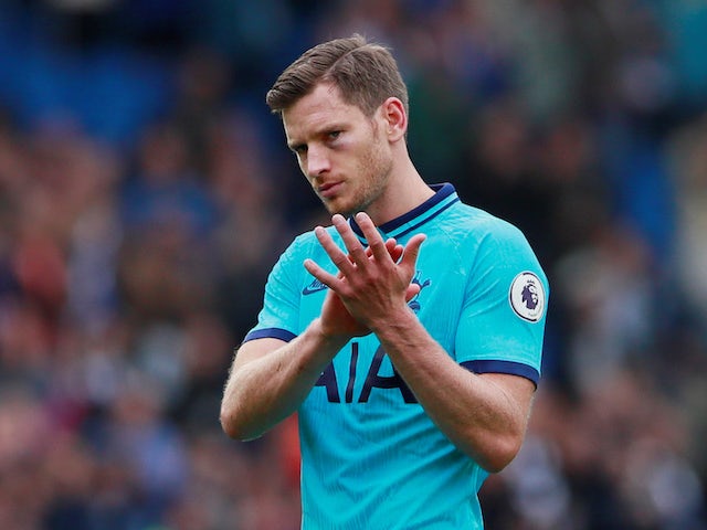 Spurs 'rule out January exit for Vertonghen''