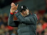 Liverpool manager Jurgen Klopp on October 2, 2019