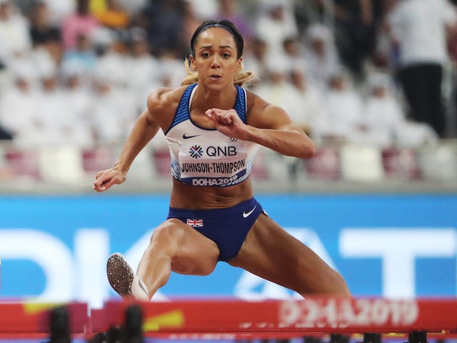 Katarina Johnson-Thompson leading in heptathlon at Worlds