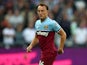 Mark Noble in action for West Ham United on October 5, 2019