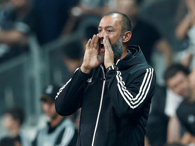 Wolves manager Nuno Espirito Santo on October 3, 2019