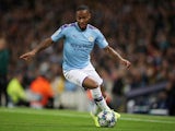 Raheem Sterling in action for Manchester City on October 1, 2019