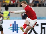 Rhys Patchell in action for Wales on September 29, 2019