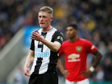Newcastle United's Sean Longstaff in action against Manchester United in the Premier League on October 6, 2019